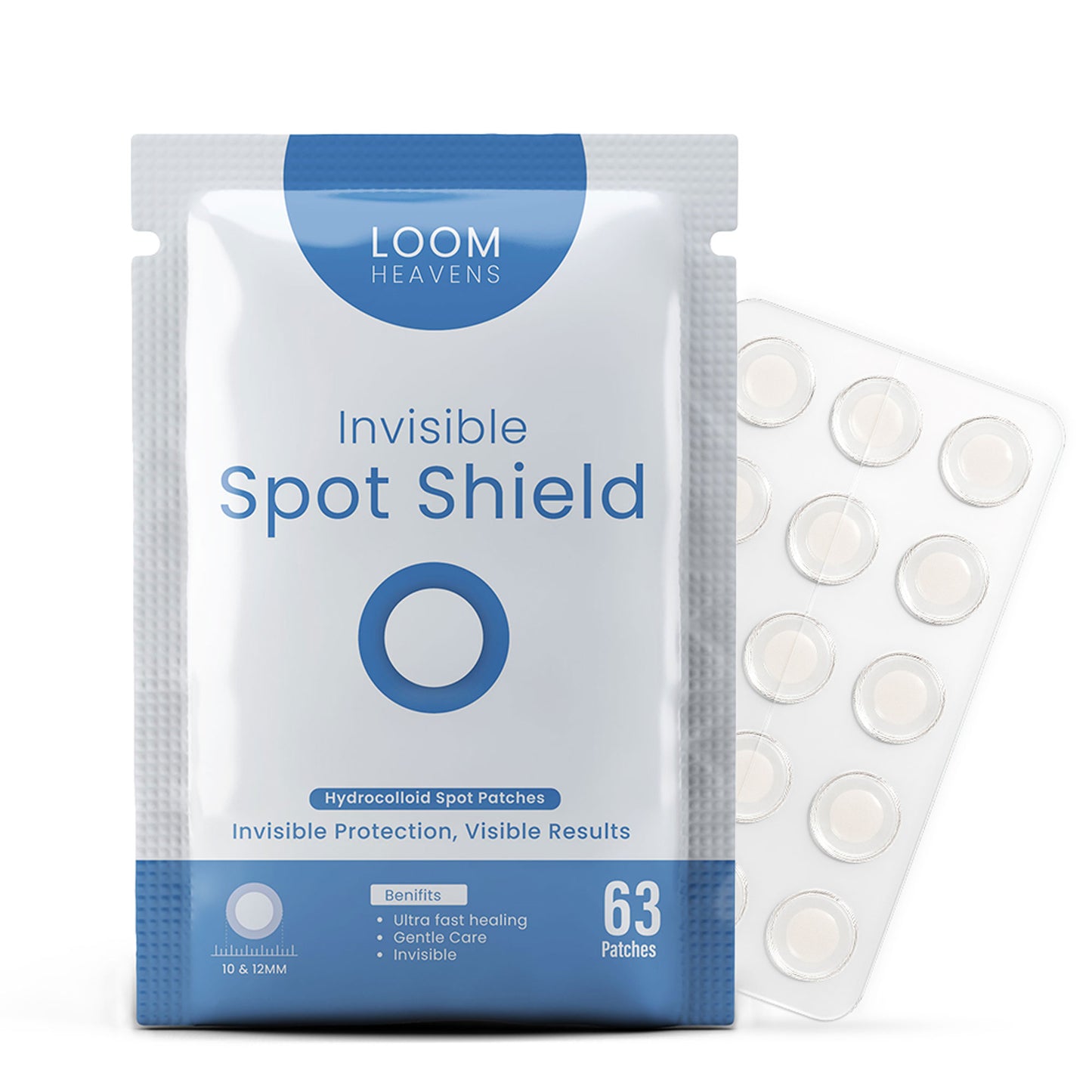 Loom Heavens-Invisible Spot Shield- 63 Hydrocolloid Pimple Patches