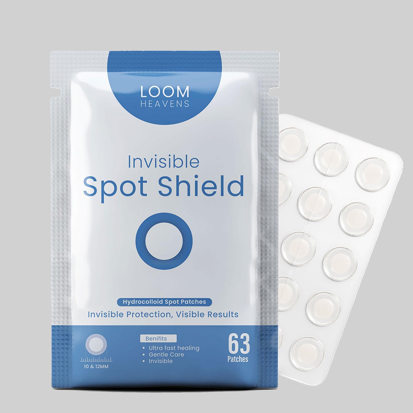 Loom Heavens-Invisible Spot Shield- 63 Hydrocolloid Pimple Patches
